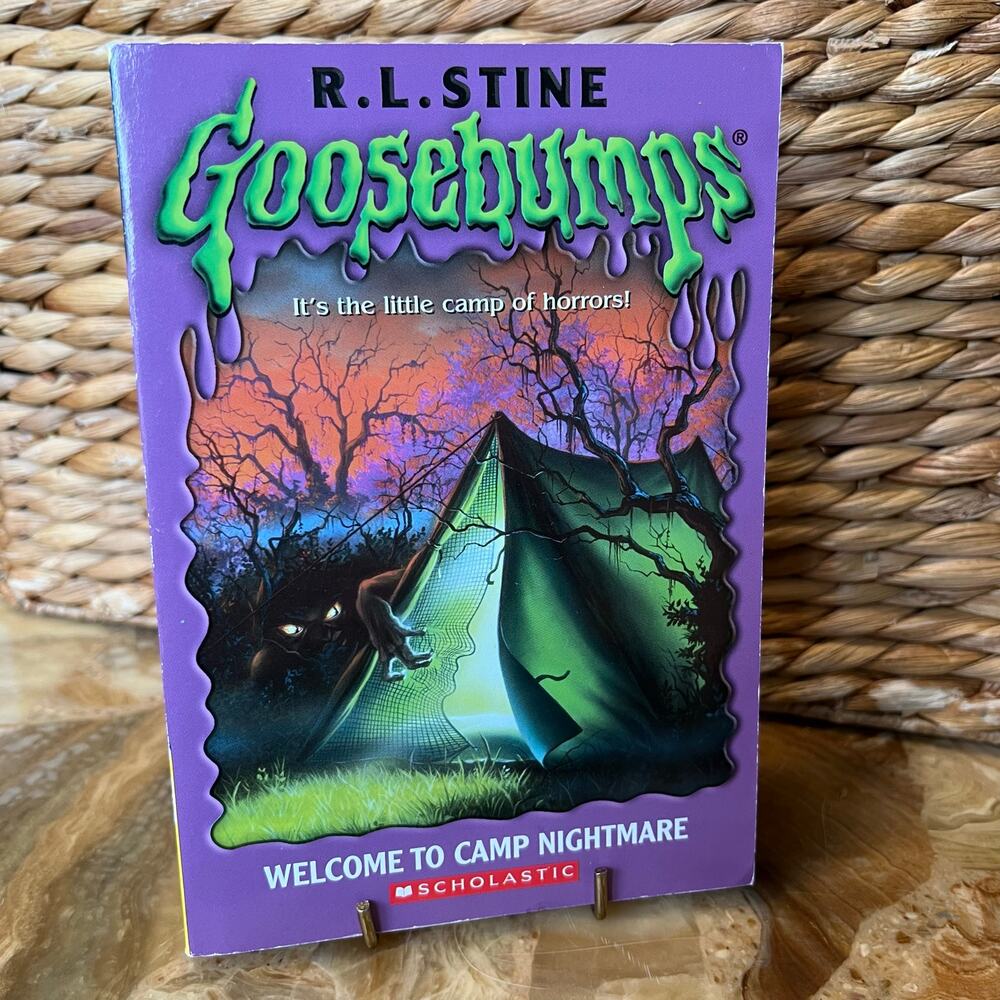 Goosebumps Book Welcome to Camp Nightmare